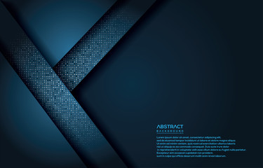 blue dark overlap vector background for text and message artwork design
