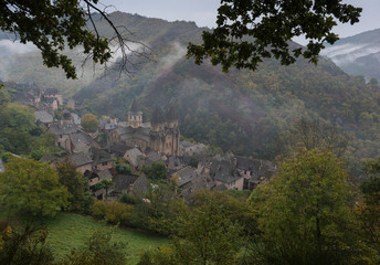 FRANCE - Conques Aveyron - General view