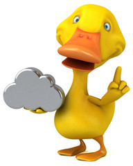 Fun duck - 3D Illustration