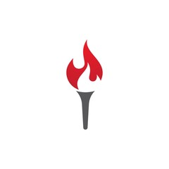 Torch logo vector