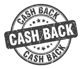 cash back stamp. cash back round grunge sign. cash back