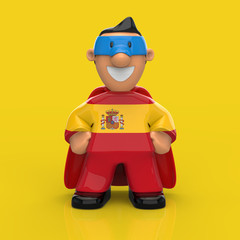 Superhero concept - 3D Illustration