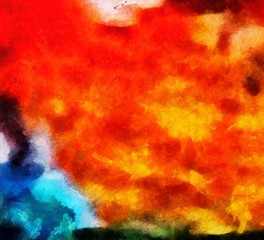 Abstract painting oil background texture.