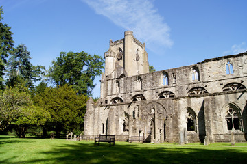 Die Ruine der Dunkeld Cathedral in Dunkeld, Schottland