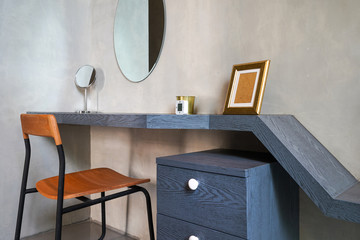 interior design table and desk in living room of the house