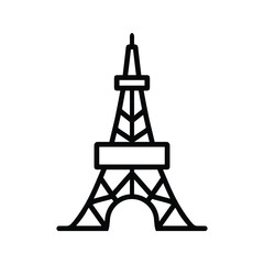 japan tower architecture view icon