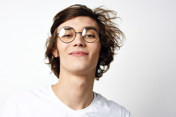 Fototapeta premium portrait of a woman in glasses