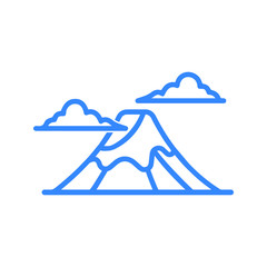 Fototapeta na wymiar Mountain Fuji Japan Icon