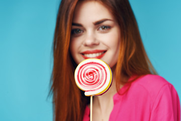 girl with lollipop