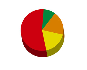 Fototapeta premium アイコン グラフ 円 円グラフ