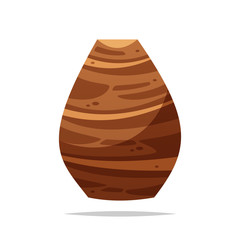 Taro root vector isolated illustration