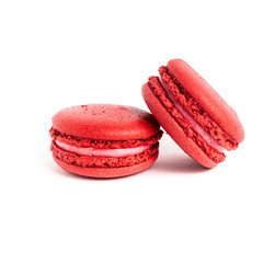 macaroons isolated on white background