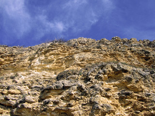 rocks and blue sky