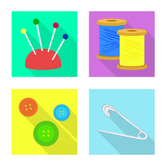 Vector design of craft and handcraft sign. Set of craft and industry vector icon for stock.