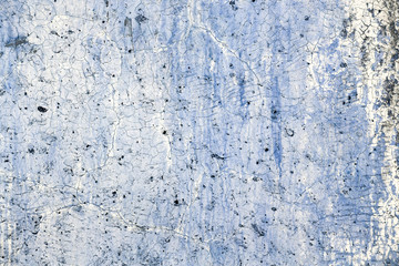 Fototapeta na wymiar Abstract crack pattern on old cement wall background, concrete texture background with blue filter effect