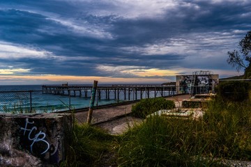 bridge over the river