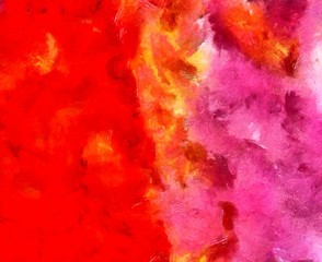 Abstract grunge texture background. Stock abstraction art on canvas. Realistic beauty digital painting. Amazing simple design pattern for backdrop. Macro template in oil. Splashes of paint.