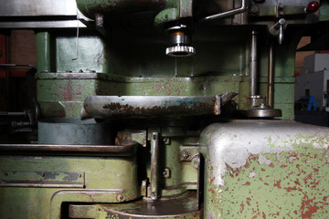Mechanical industry old machinery lathe