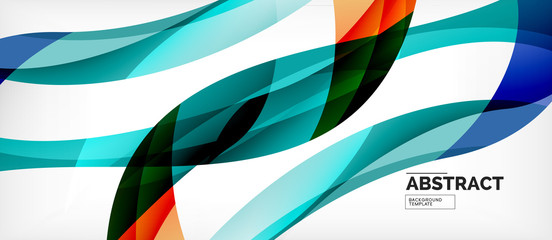 Linear wave web template. Vector illustration bright design. Decorative print. Decorative backdrop vector. Vector business illustration