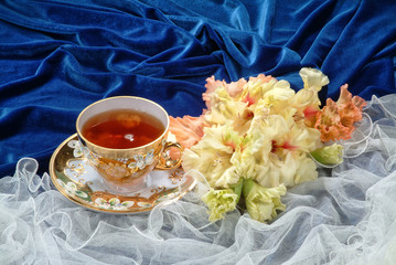 Composition With Flowers