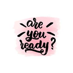 lettering are you ready?