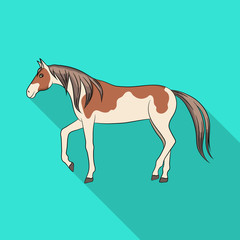 Vector design of horse and steed logo. Set of horse and western stock symbol for web.