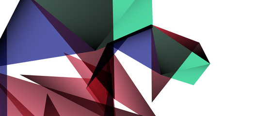 Triangle geometric background in trendy style on light background. Retro vector illustration. Colorful bright. Trendy modern style. Vector business illustration.