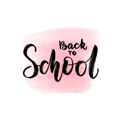 lettering back to school