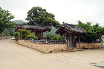 Fototapeta premium Dorae Folk Village of South Korea