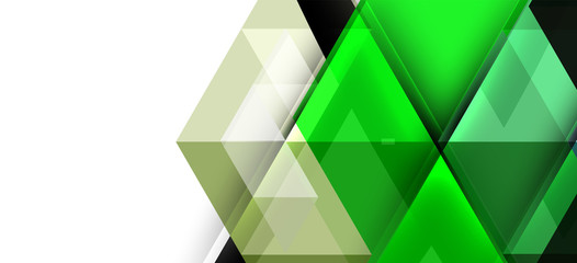 Fototapeta premium Abstract concept triangle graphic element. Technology background. Banner, poster template