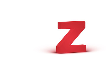 Obraz premium 3D red realistic character, vector illustration