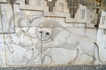 Persepolis (Takht-e-Jamshid or Taxt e Jamsid or Throne of Jamshid), capital of the Achaemenid Empire, Shiraz, Fars, Iran, June 24, 2019