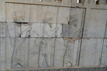 Persepolis (Takht-e-Jamshid or Taxt e Jamsid or Throne of Jamshid), capital of the Achaemenid Empire, Shiraz, Fars, Iran, June 24, 2019