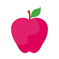 fresh apple fruit isolated icon