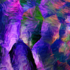 Abstract painting, Wall art, Canvas print, Oil paint, Modern drawing, Textured brushstrokes, Contemporary impressionism style, Warm fancy colors, Psychedelic design pattern, surreal fine art