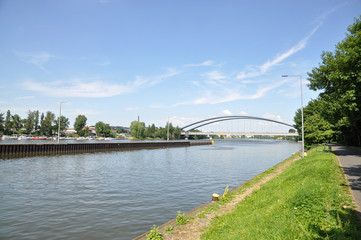Kaiserleibrücke in Offenbach/Frankfurt