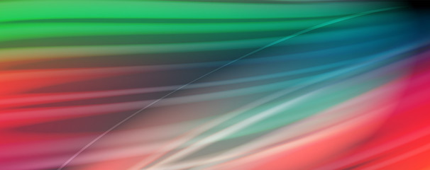 Obraz premium Flowing liquid colors - modern colorful flow poster. Wave liquid shapes. Art design for your design project