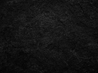 Black stone, slate texture background.