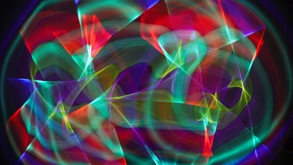 Spiel mit Licht Farben und Bewegung