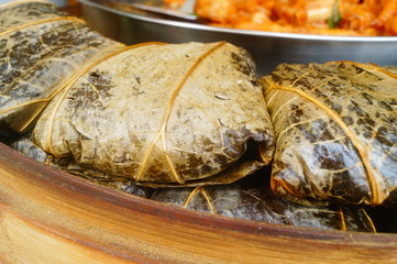 Traditional Chinese snack glutinous rice chicken
