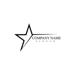 Star logo template vector icon illustration