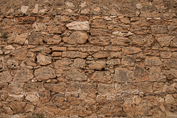 Background. Stone wall fragment texture