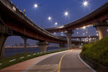 Seongsudaegyo Bridge in Seoul, South Korea