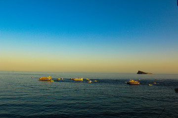 Sunset over Benidorm-Alicante-Spain