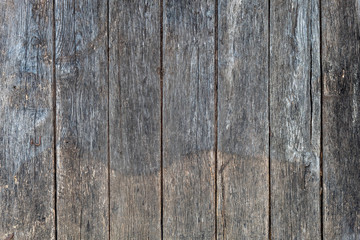 Old Weathered Grayish Vertical Wooden Panels