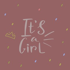 Hand drawn word. Brush pen lettering with phrase 