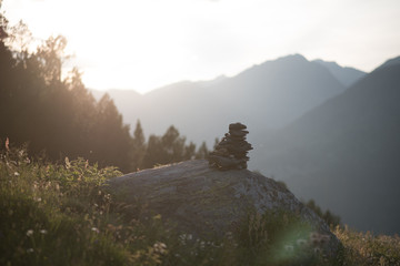 Landscape of the Parc Natural de la Vall de Sorteny, Pyrenees, Andorra.