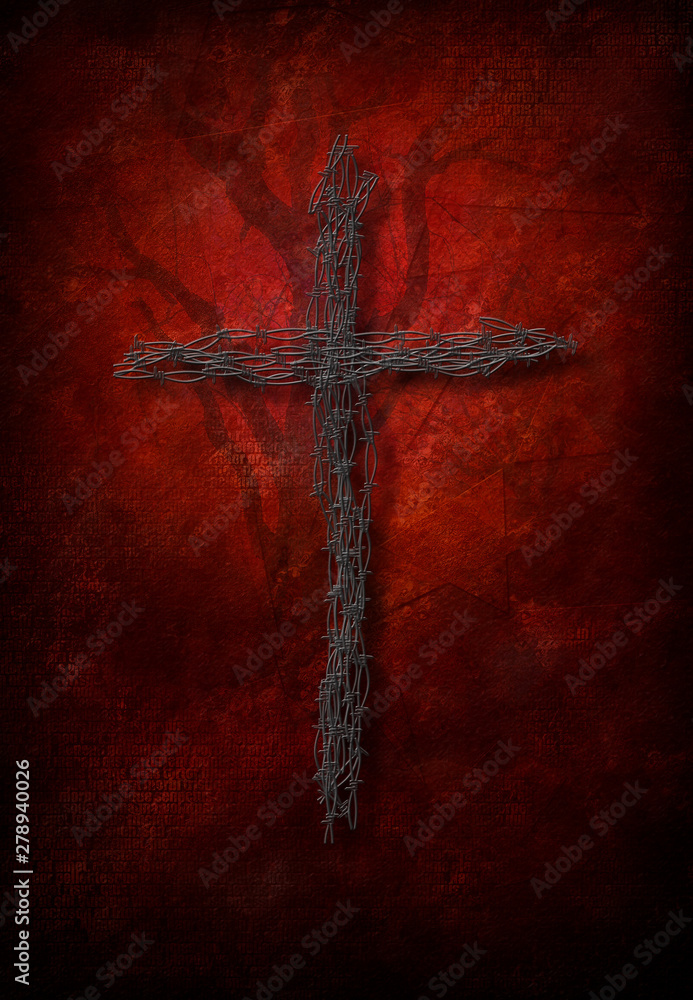 Wall mural Cross