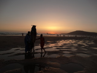 Fototapeta na wymiar Plaża Maroko