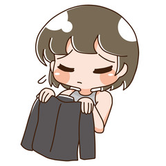 ベクター・制服を嫌がる学生2